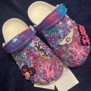 Blinged out crocs